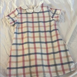 bella bliss Plaid Dress - Pink, Blue, Cream